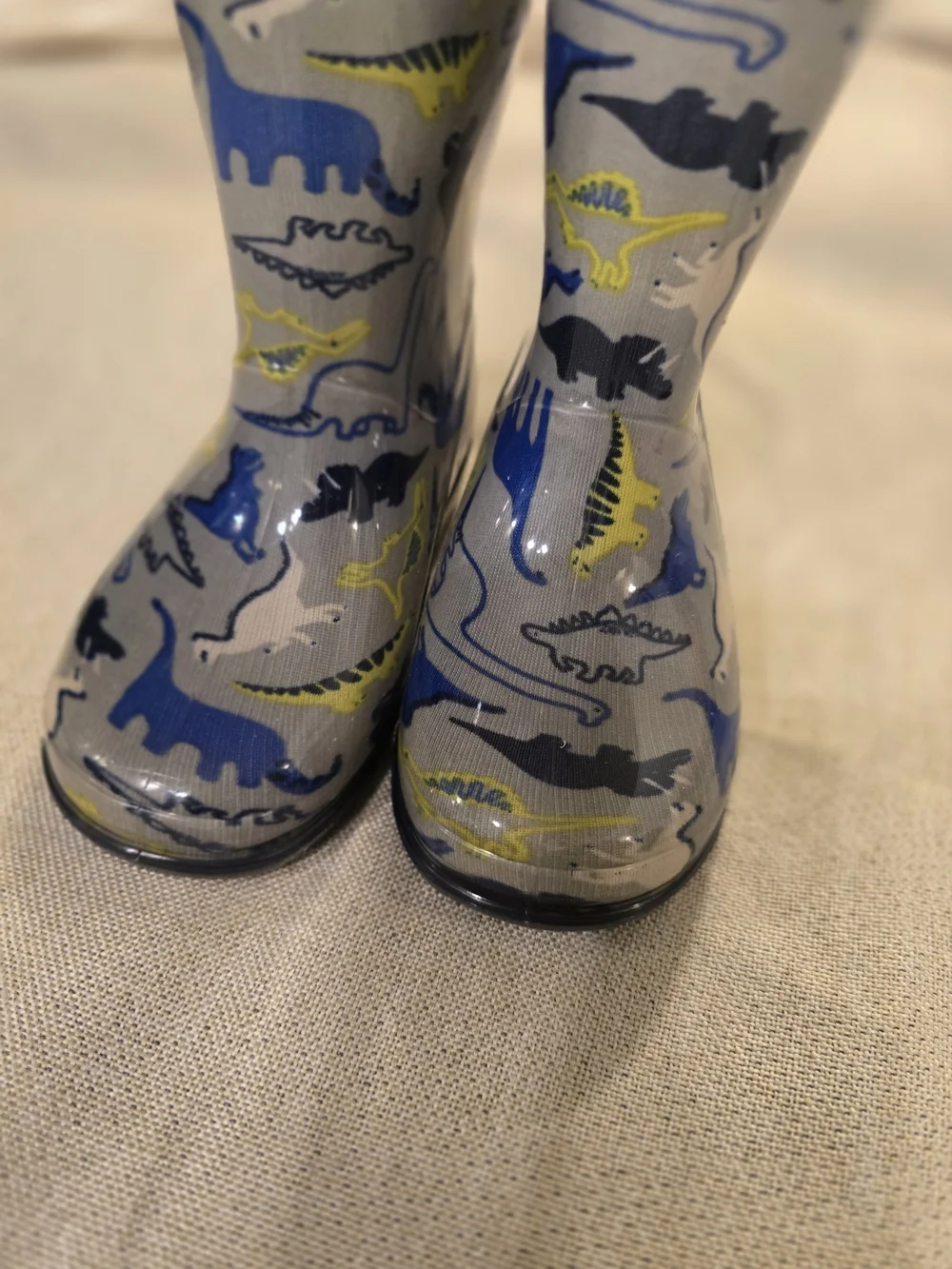 Carter's Dinosaur Rain Boots Toddler Gray Blue Size US 7M Waterproof